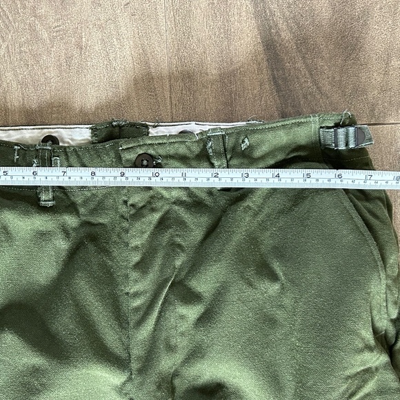 Mens Official Army Wool Field Trousers in Army Green/Olive Size 34" Waist - Picture 4 of 7